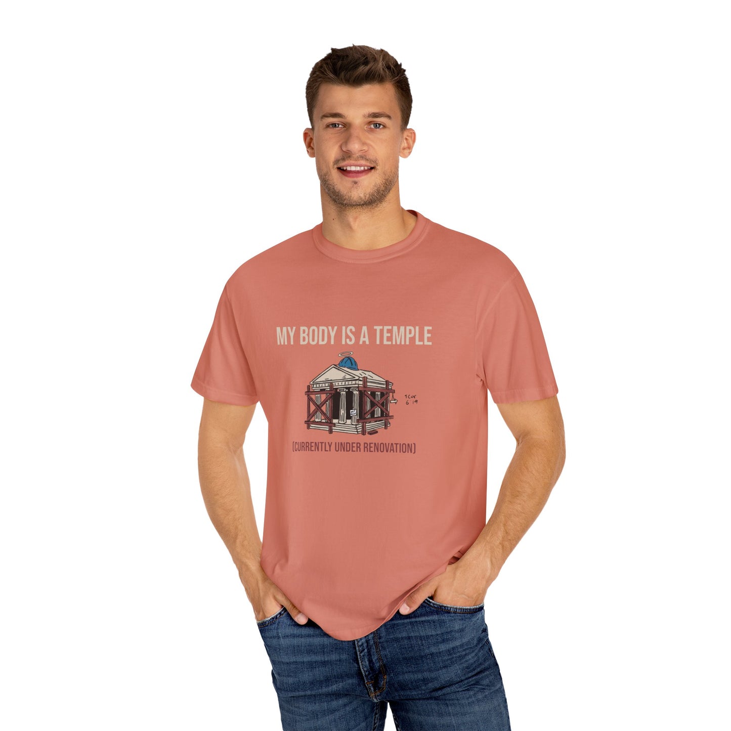 Garment-dyed Tee | My Body is a Temple