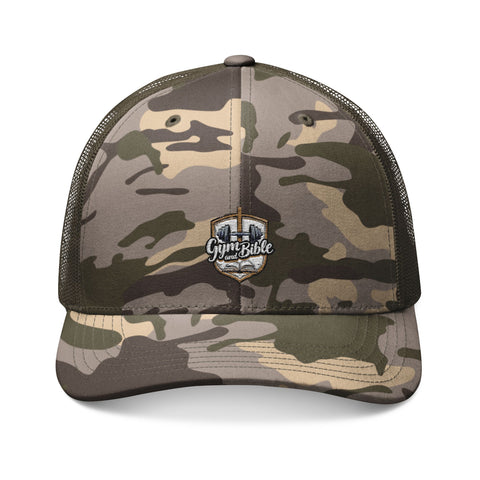 Camouflage Trucker Crown | Gym and Bible