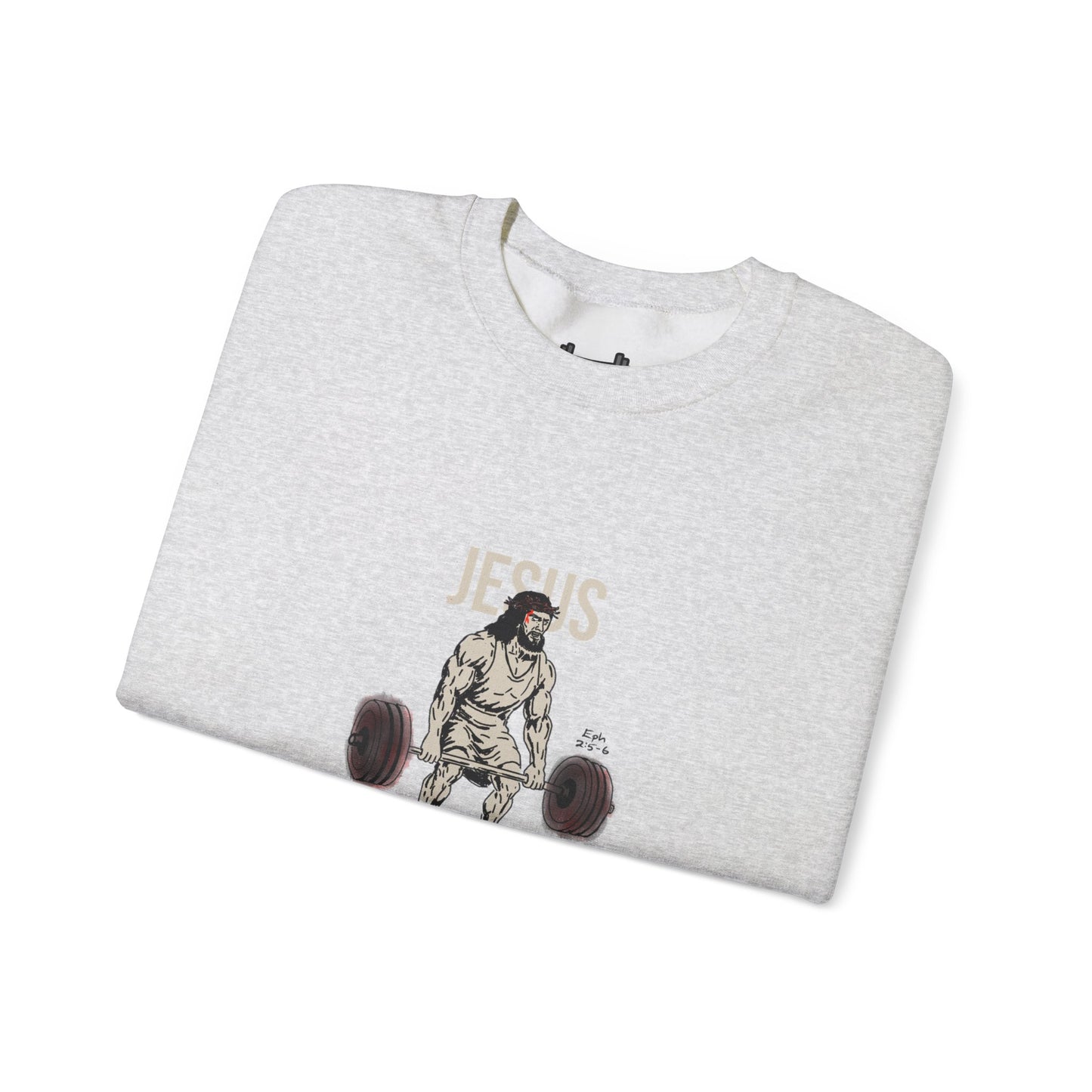 Unisex Heavy-blend Crewneck Sweatshirt | Jesus the Original Deadlifted