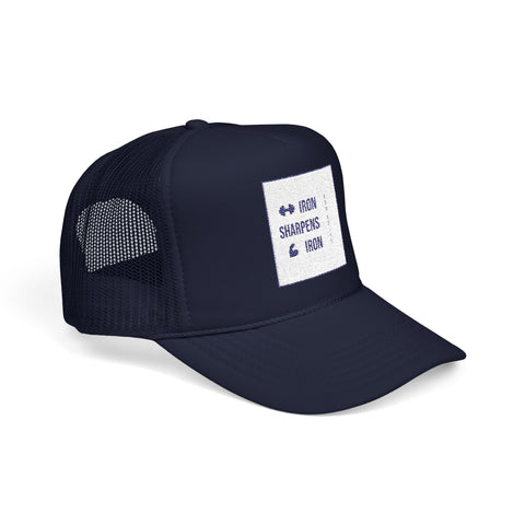 Embroidered Foam Trucker Crown | Iron Sharpens Iron (Pro 27:17)