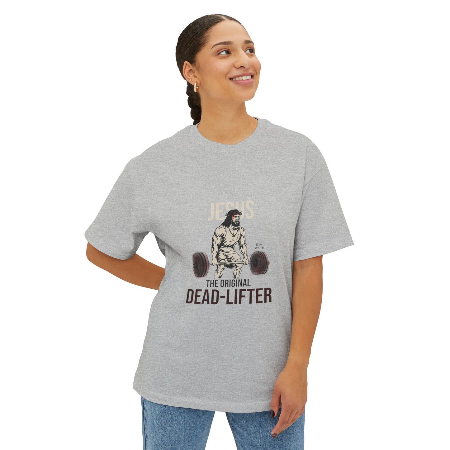 Boxy Workout Tee | Jesus the Original Dead-Lifter