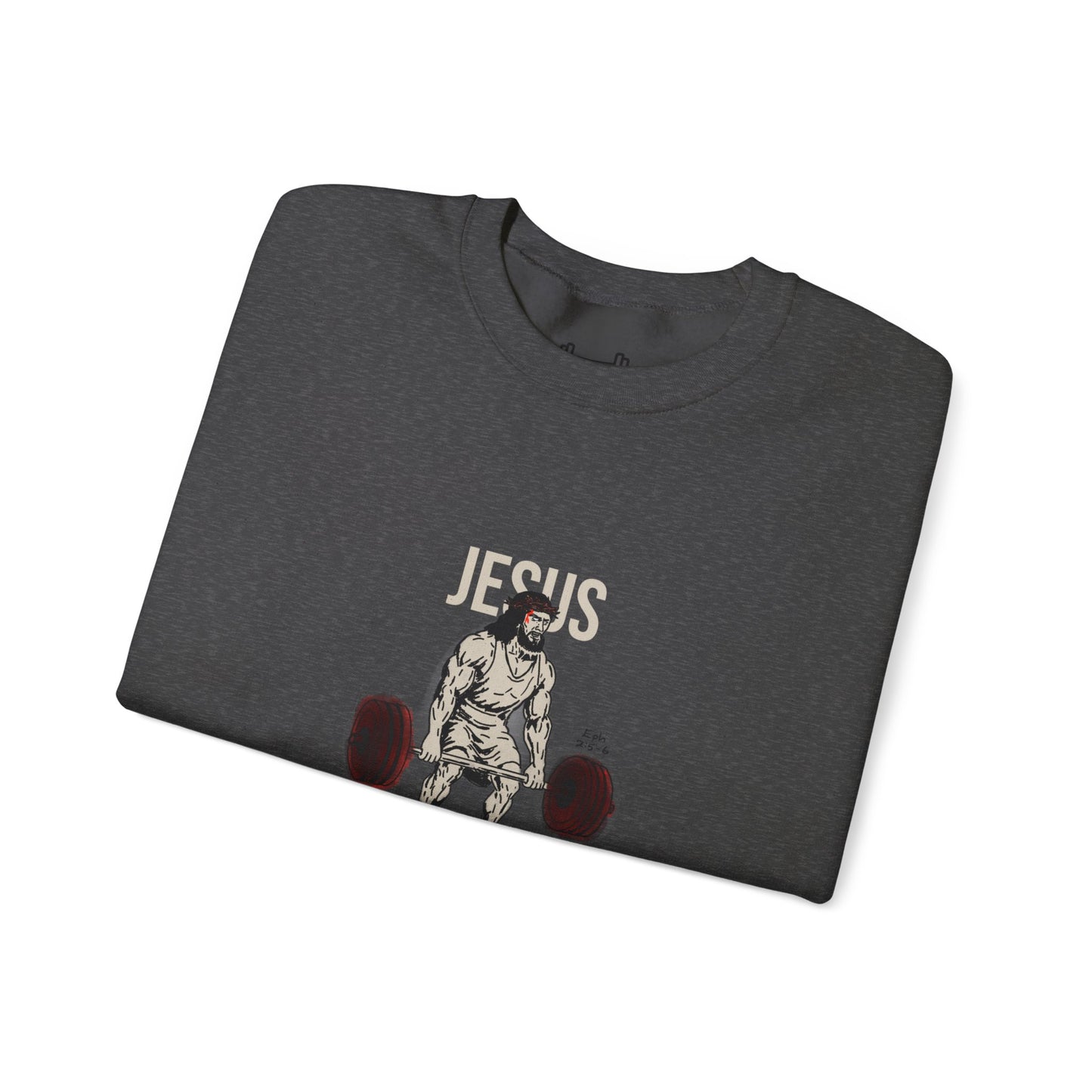 Unisex Heavy-blend Crewneck Sweatshirt | Jesus the Original Deadlifted