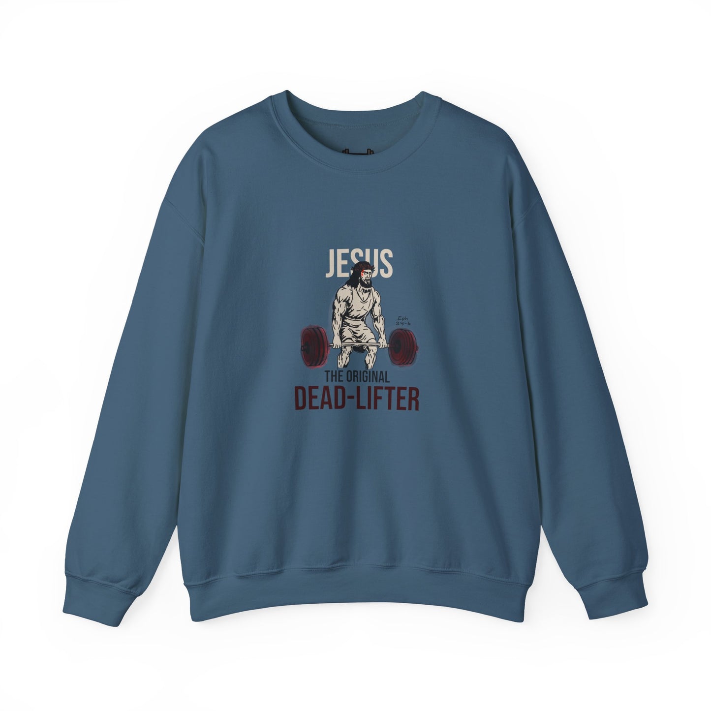 Unisex Heavy-blend Crewneck Sweatshirt | Jesus the Original Deadlifted