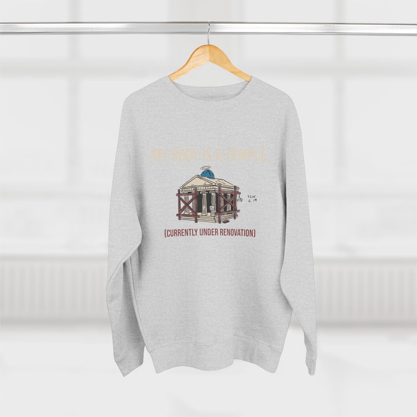 Unisex Crewneck Sweatshirt | My Body is a Temple