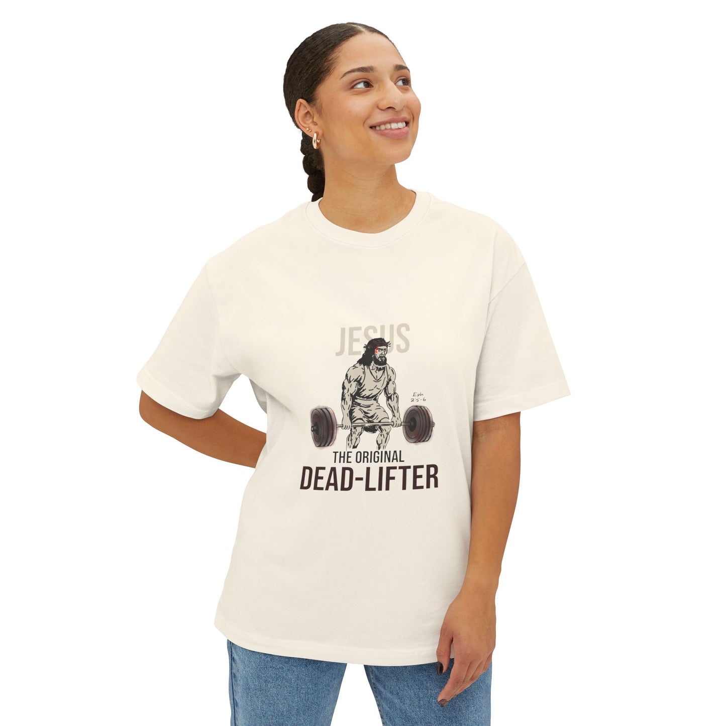 Boxy Workout Tee | Jesus the Original Dead-Lifter