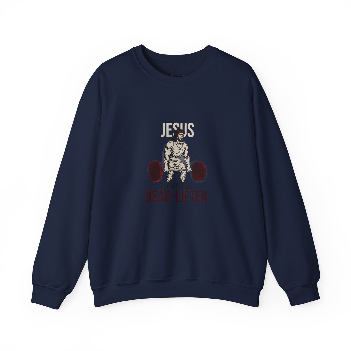 Unisex Heavy-blend Crewneck Sweatshirt | Jesus the Original Deadlifted