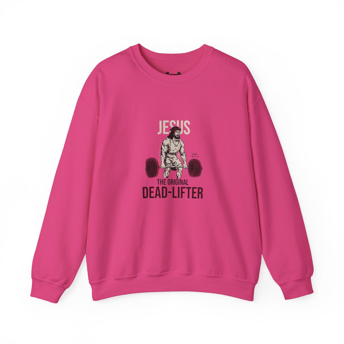 Unisex Heavy-blend Crewneck Sweatshirt | Jesus the Original Deadlifted