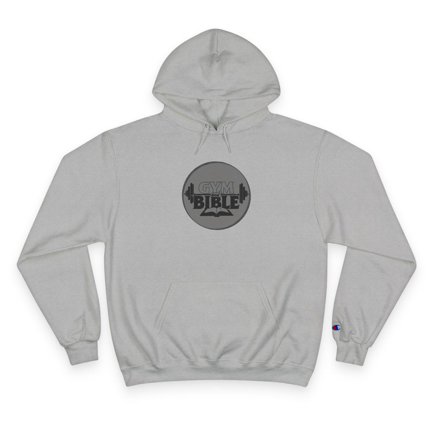 Champion Hoodie | Gym & Bible Logo