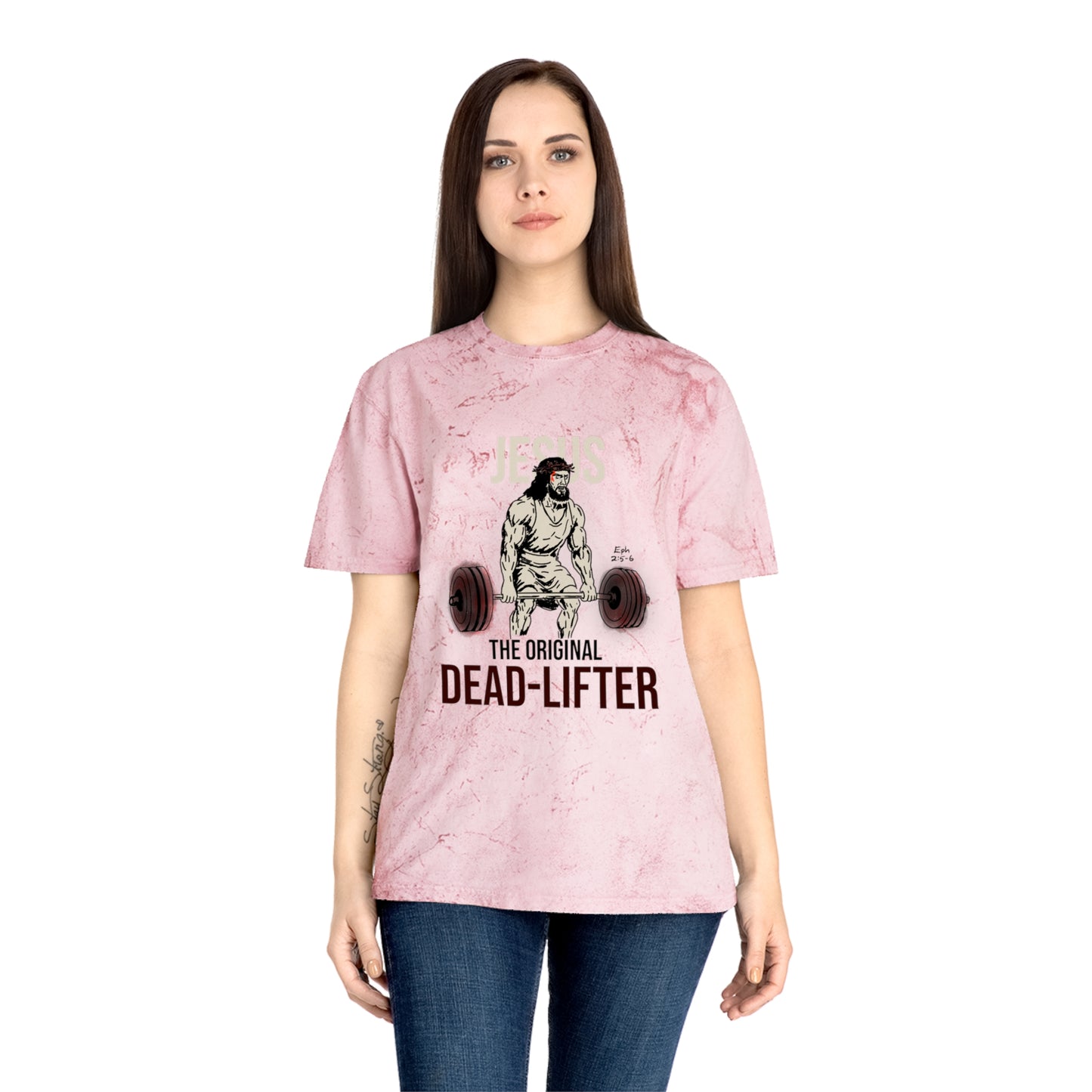 ColorBlast™ Tee | Jesus the OG Deadlifter