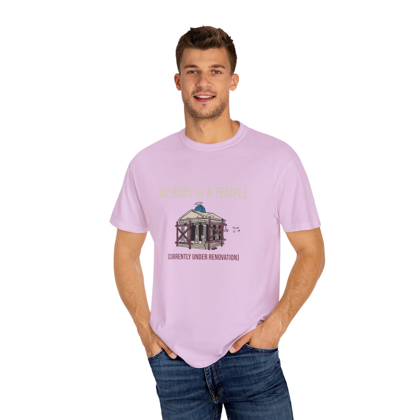Garment-dyed Tee | My Body is a Temple