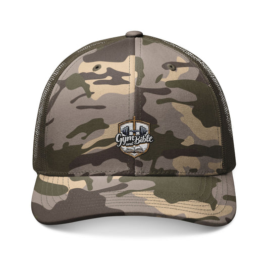 Camouflage Trucker Crown | Gym and Bible
