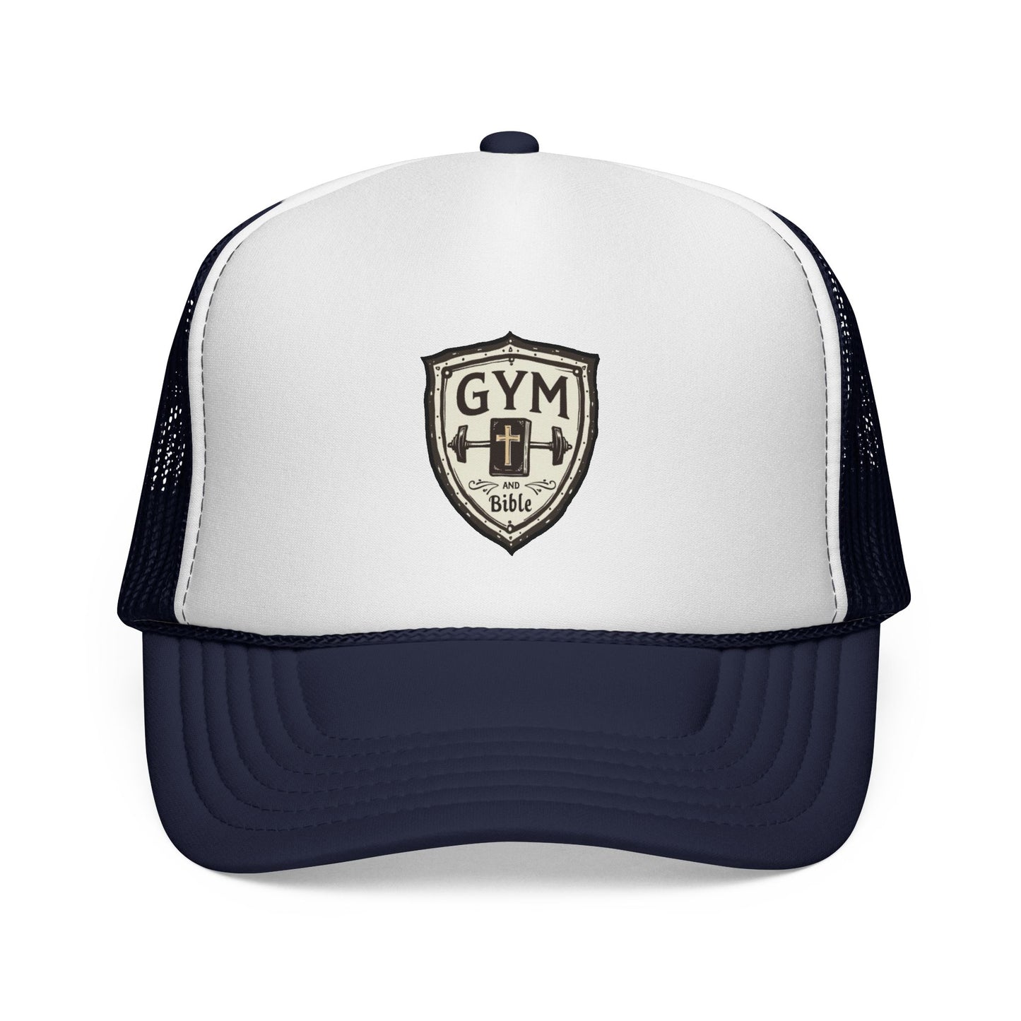 Trucker Crown | Gym and Bible Shield