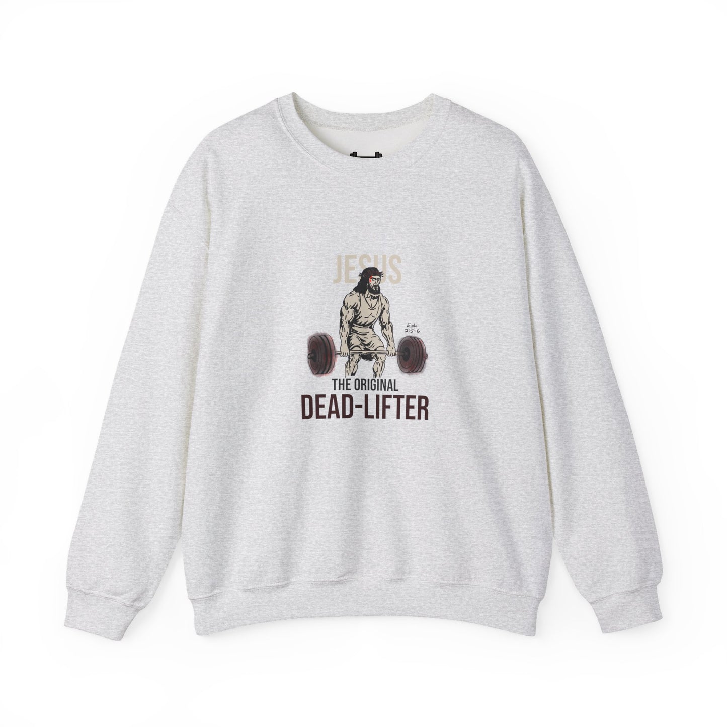 Unisex Heavy-blend Crewneck Sweatshirt | Jesus the Original Deadlifted