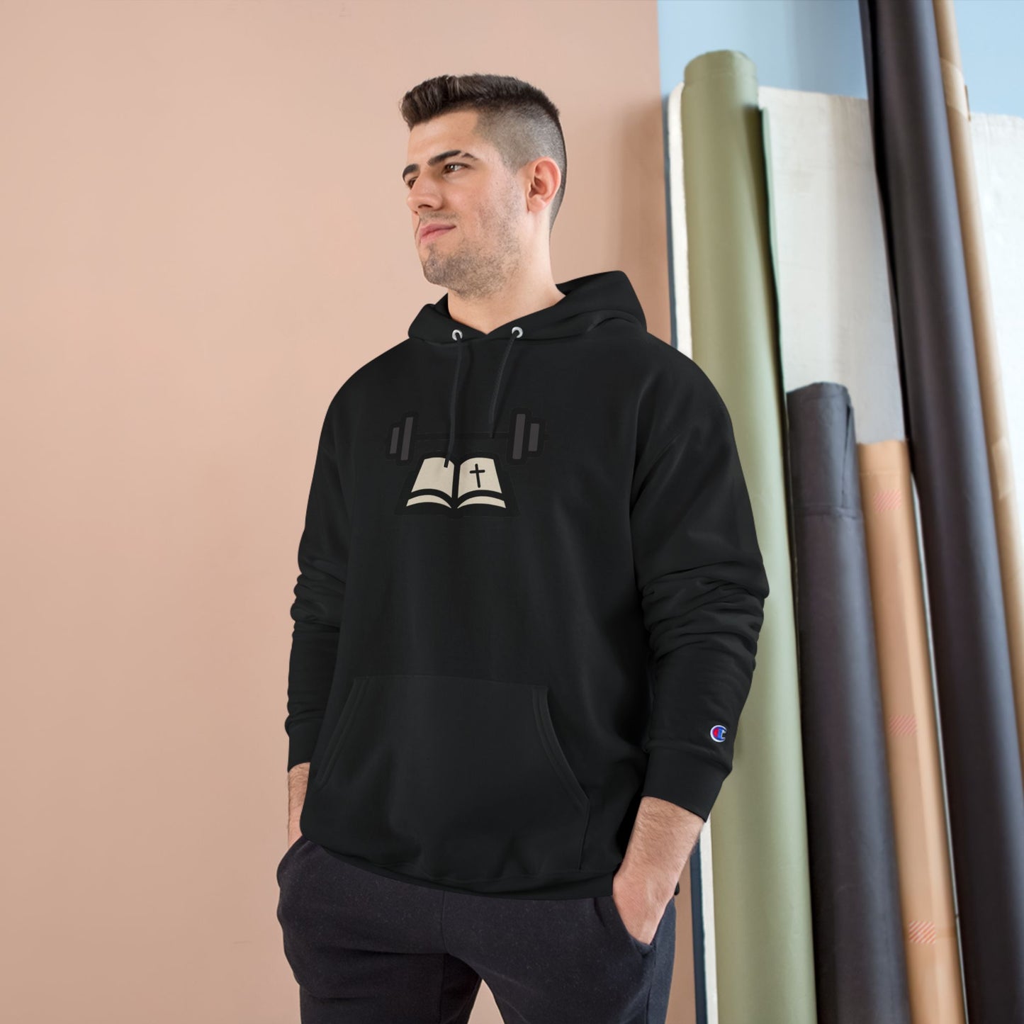 Casual and Workout Hoodie | Gym & Bible - Fitness & Faith