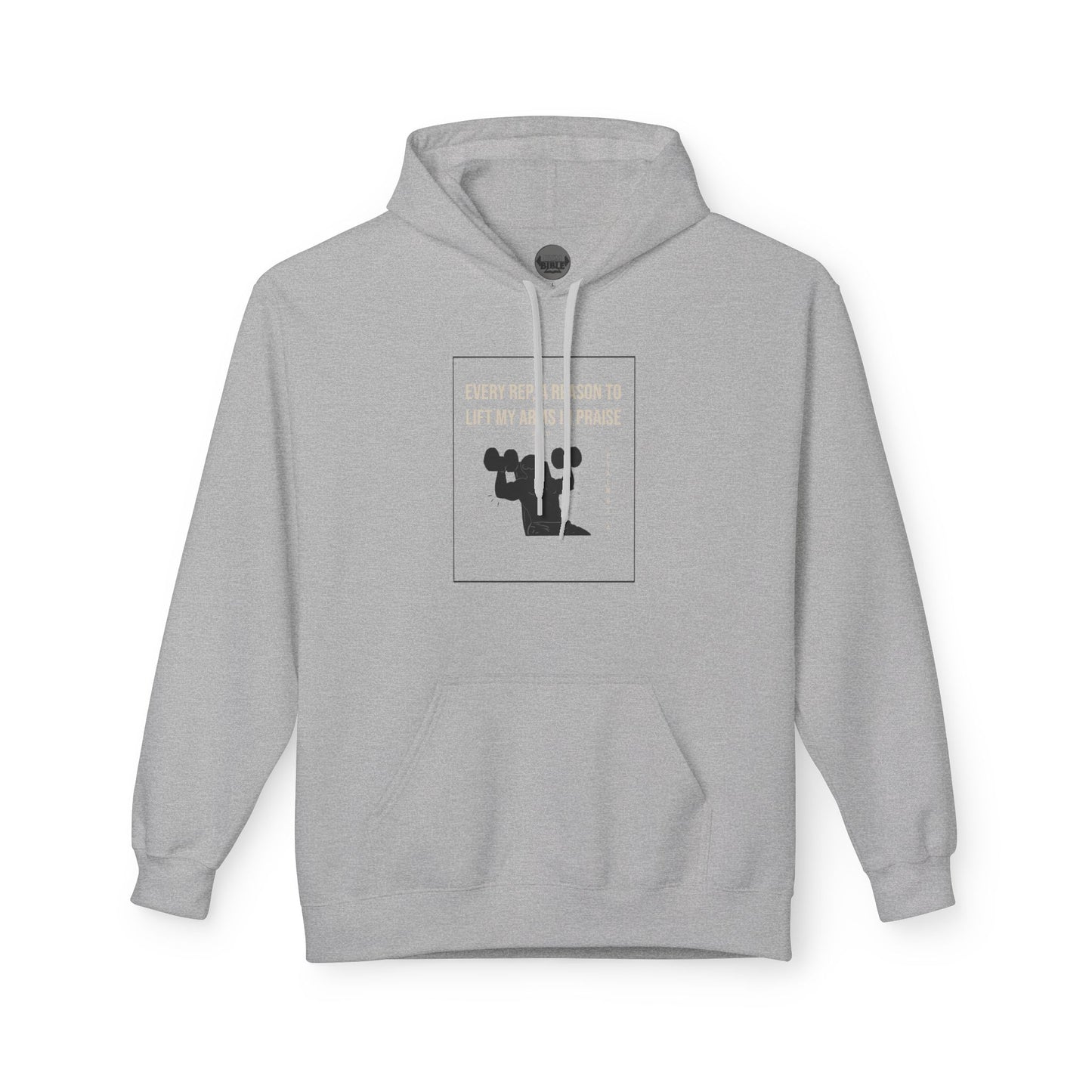 Fleece Hoodie | EveryRep, A Reason To Lift My Arms In Praise(barely)