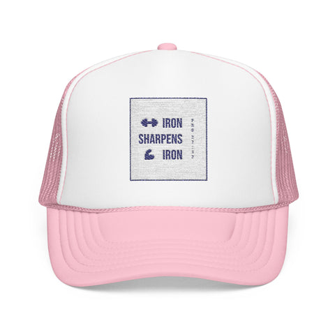 Embroidered Foam Trucker Crown | Iron Sharpens Iron (Pro 27:17)