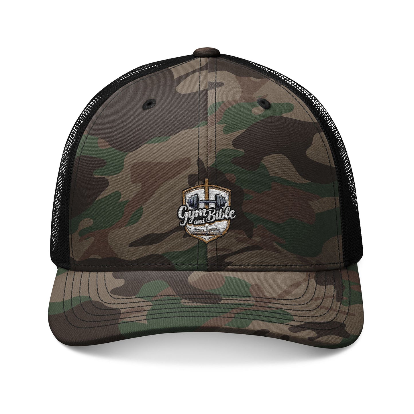 Camouflage Trucker Crown | Gym and Bible