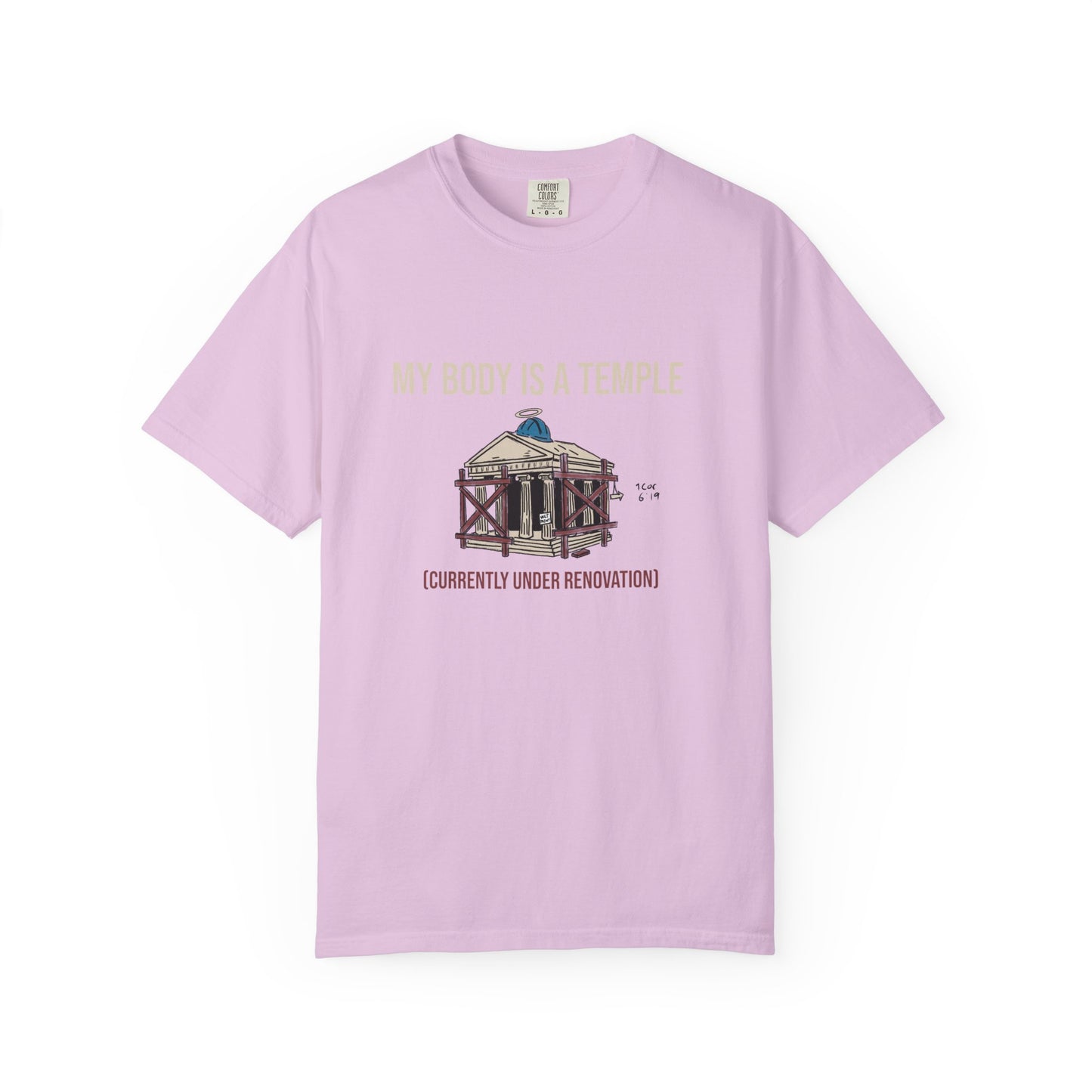 Garment-dyed Tee | My Body is a Temple