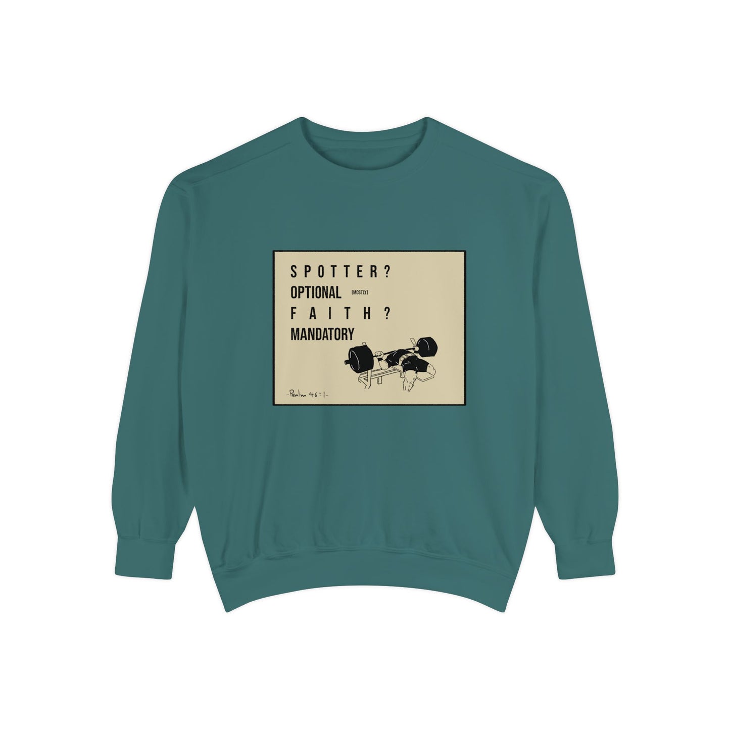 Vintage Graphic Crewneck | Spotter? Optional(mostly), Faith? Mandatory