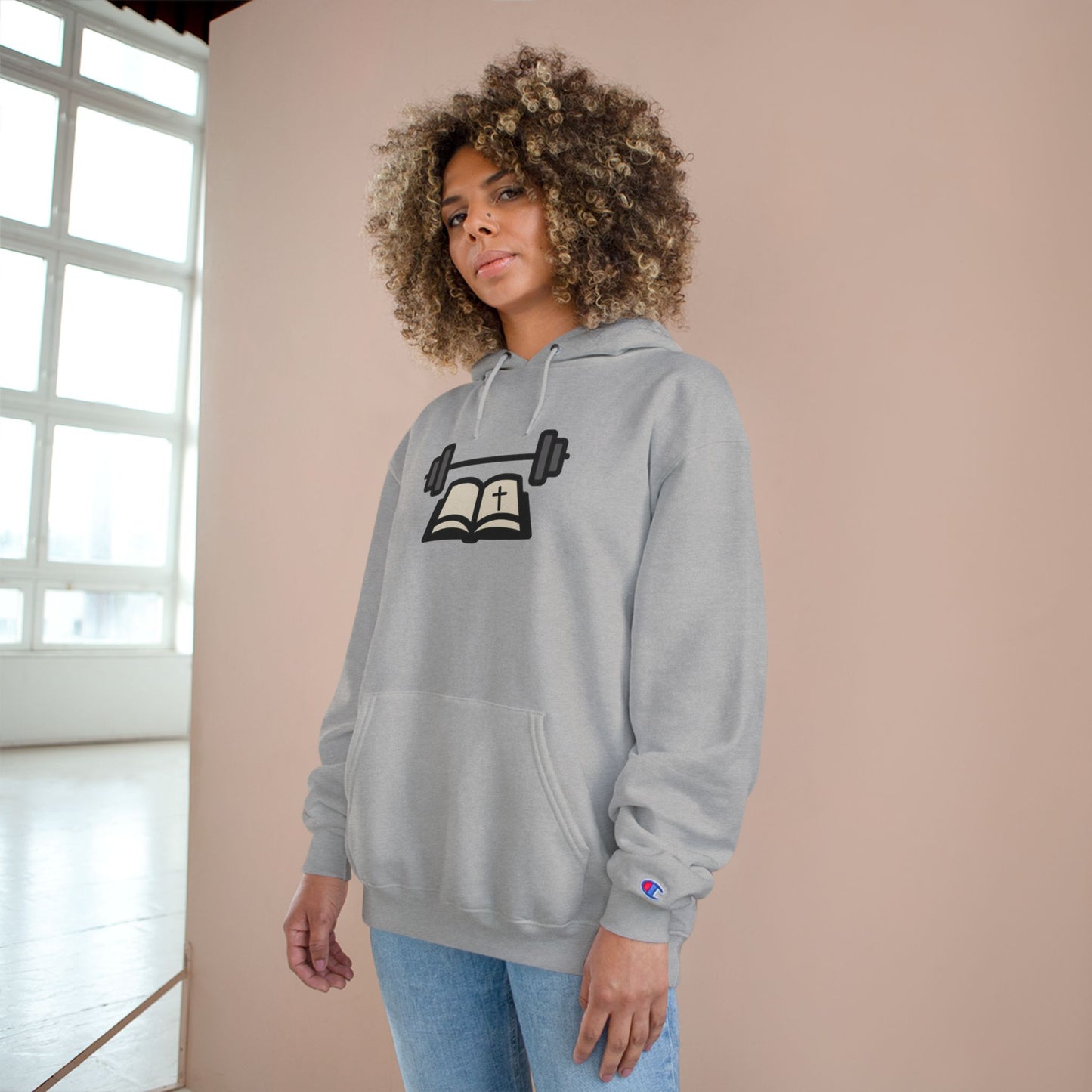 Casual and Workout Hoodie | Gym & Bible - Fitness & Faith