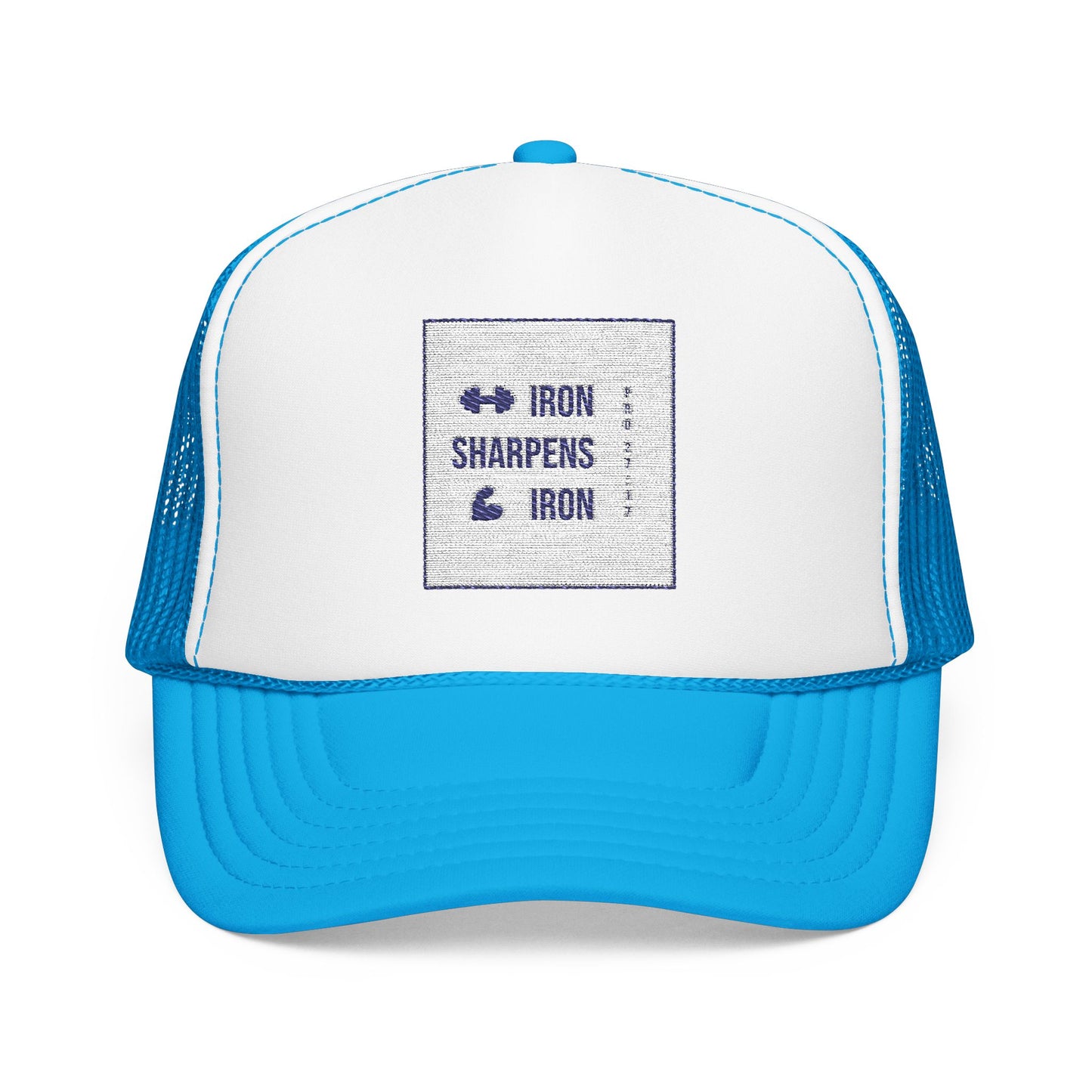 Embroidered Foam Trucker Crown | Iron Sharpens Iron (Pro 27:17)