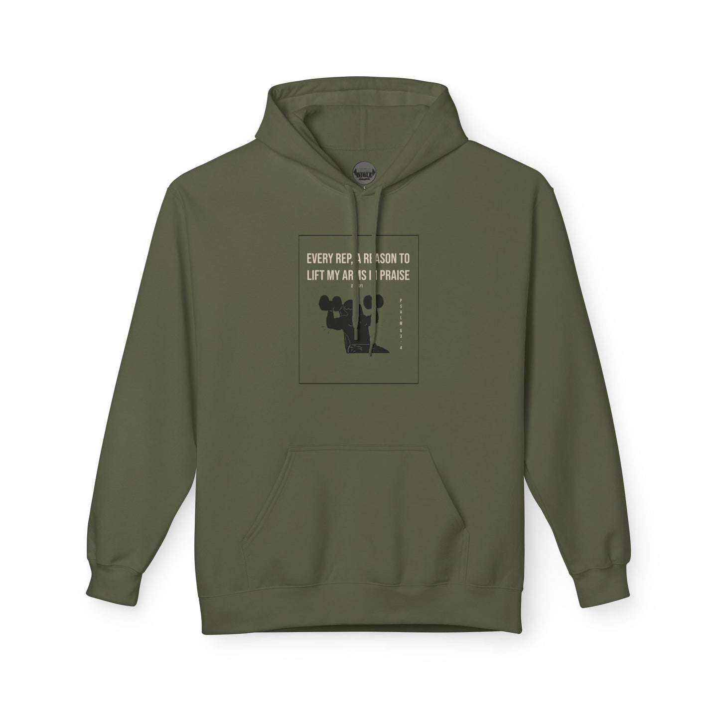 Fleece Hoodie | EveryRep, A Reason To Lift My Arms In Praise(barely)
