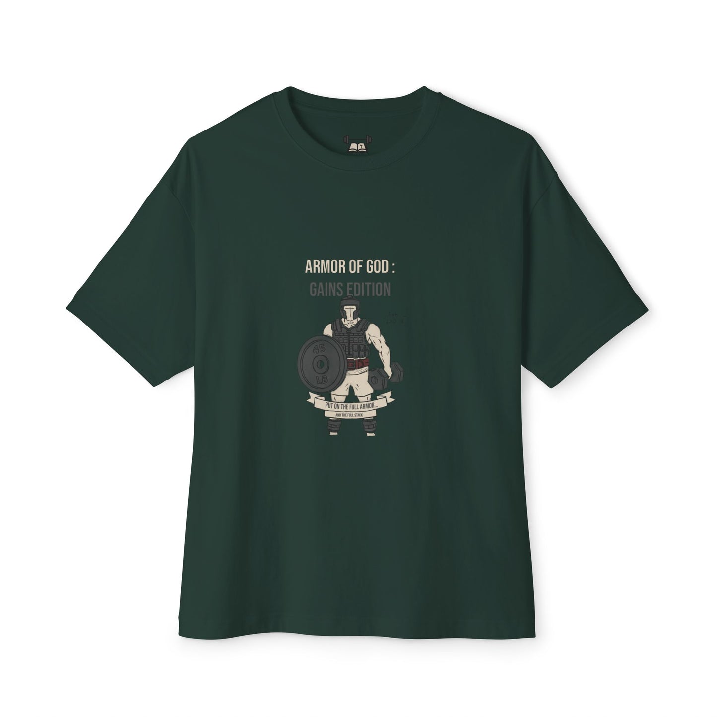 Unisex Oversized Boxy Tee | Armor of God : Gains Edition