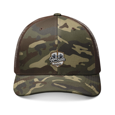 Camouflage Trucker Crown | Gym and Bible