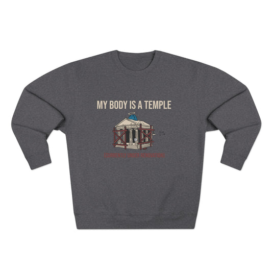 Unisex Crewneck Sweatshirt | My Body is a Temple