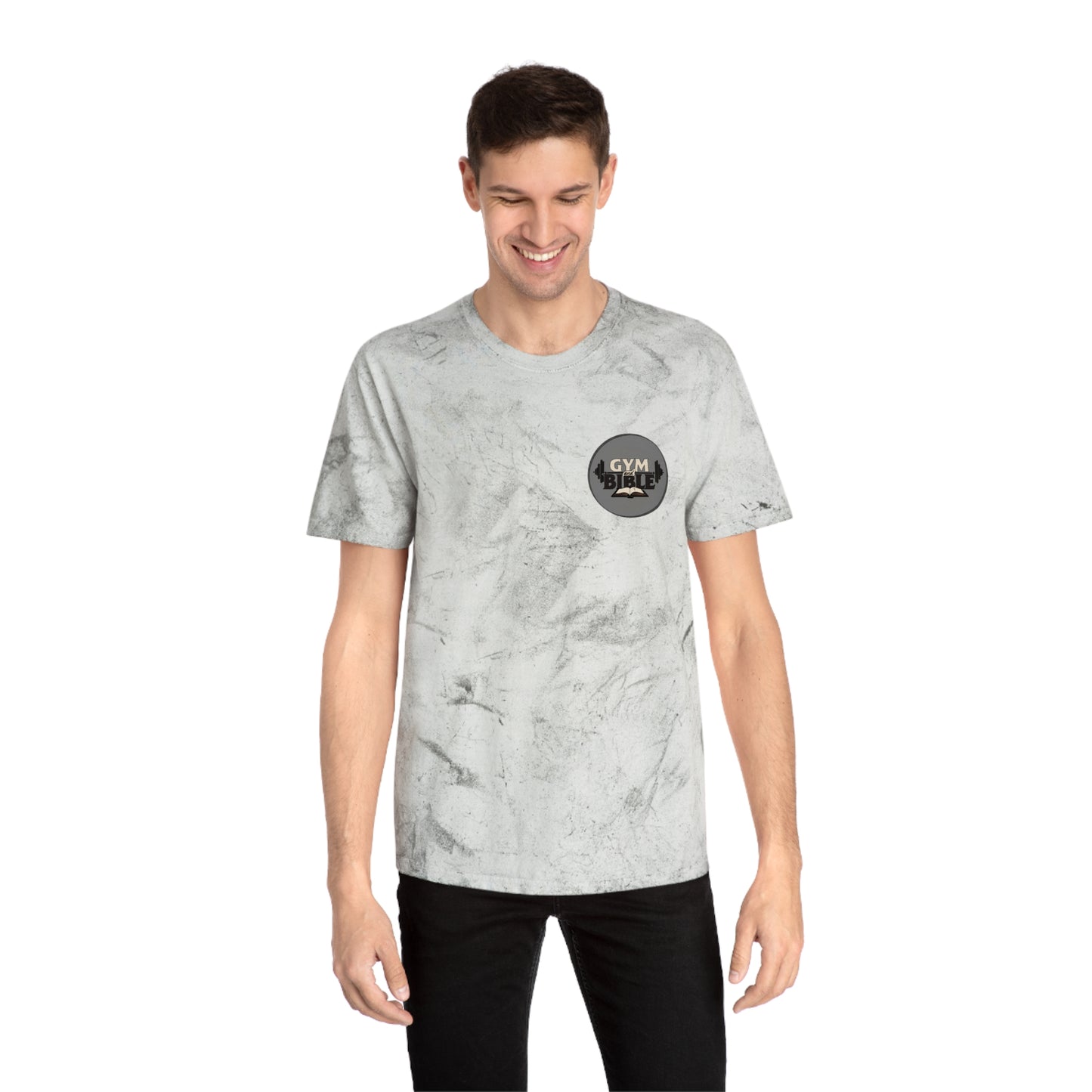 ColorBlast™ Tee | Gym and Bible Logo1