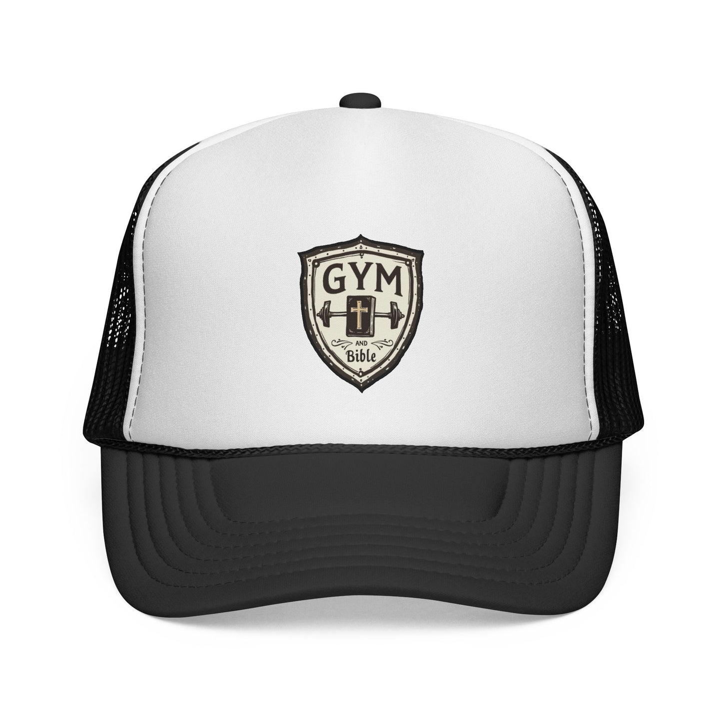 Trucker Crown | Gym and Bible Shield