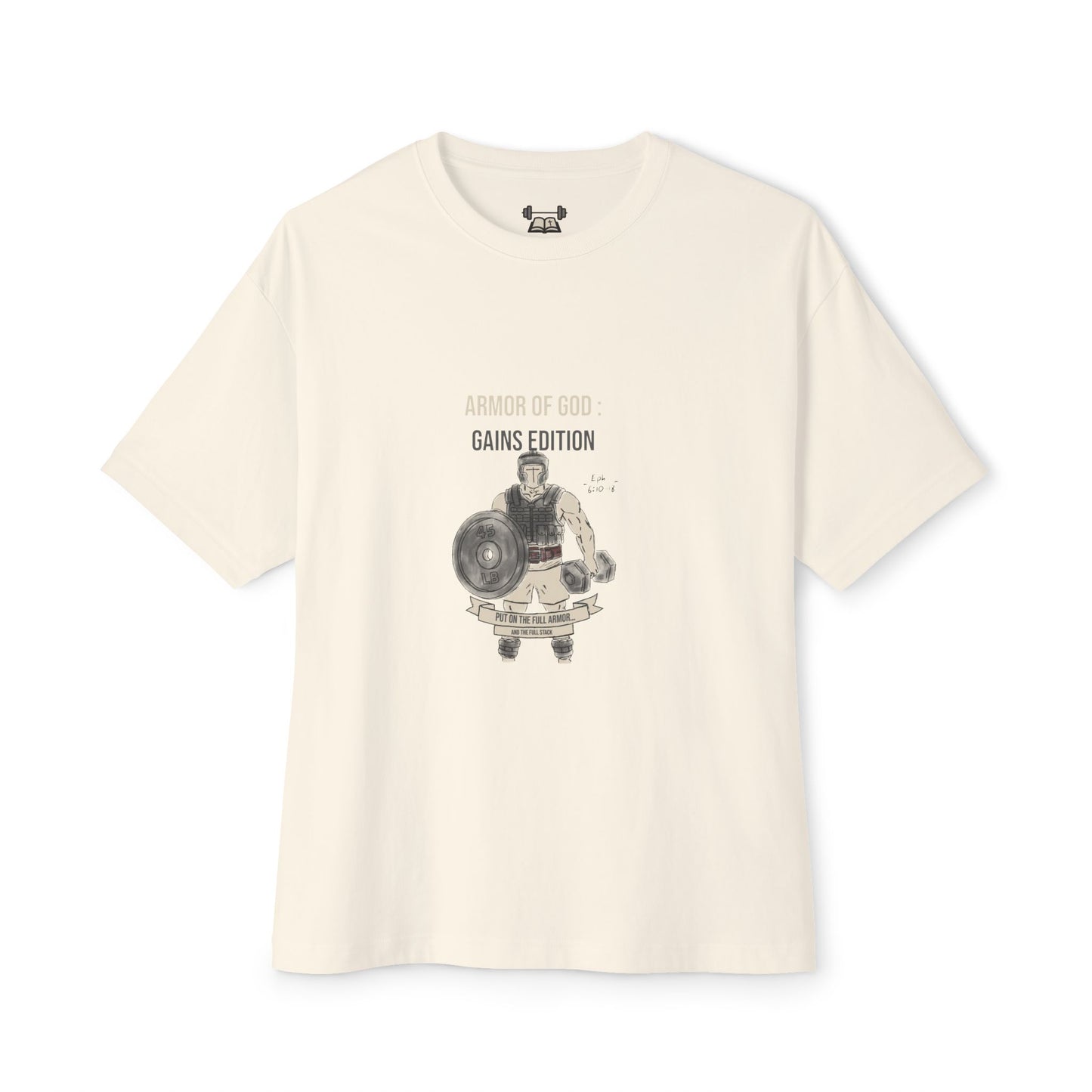 Unisex Oversized Boxy Tee | Armor of God : Gains Edition