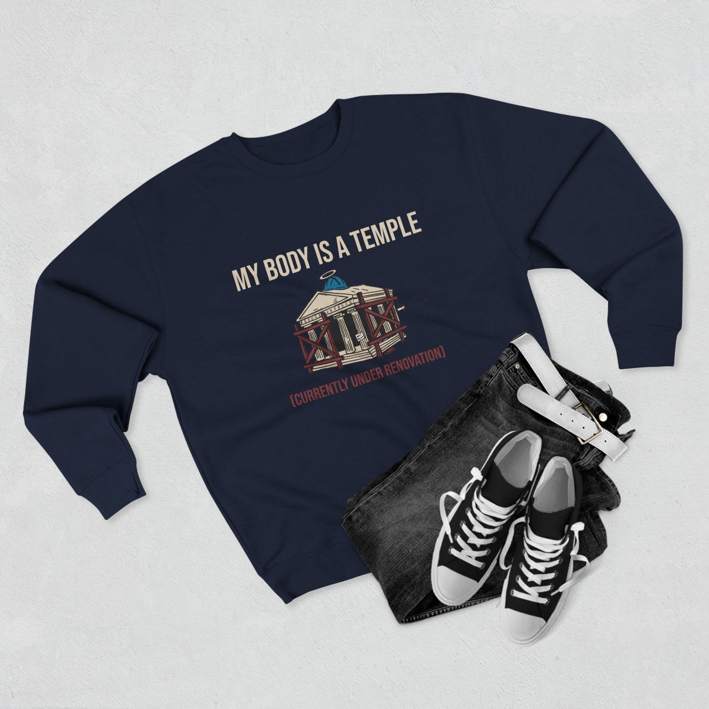 Unisex Crewneck Sweatshirt | My Body is a Temple