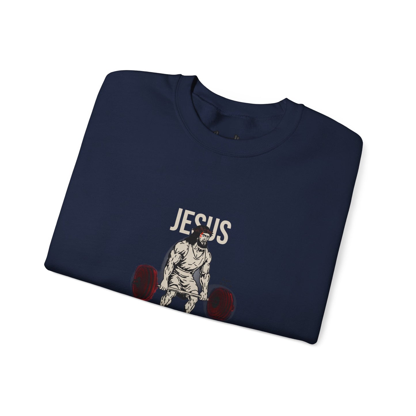 Unisex Heavy-blend Crewneck Sweatshirt | Jesus the Original Deadlifted