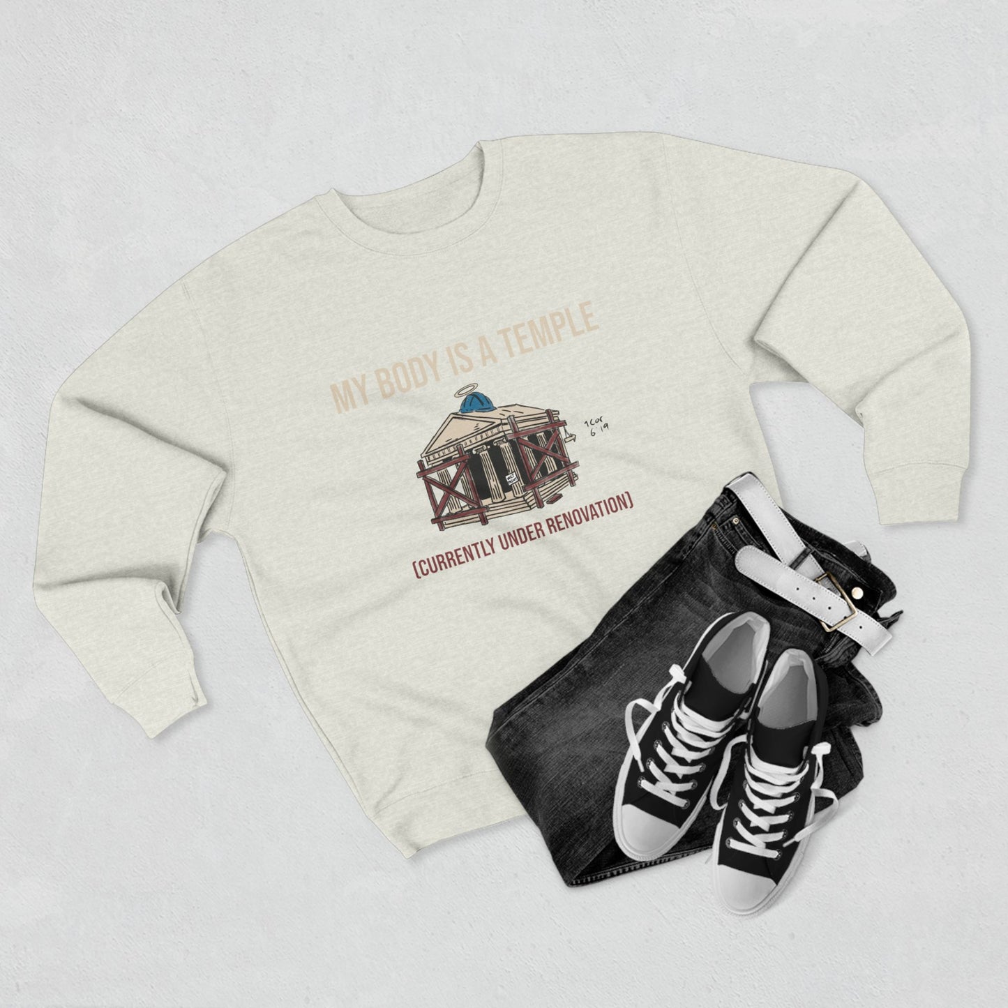 Unisex Crewneck Sweatshirt | My Body is a Temple