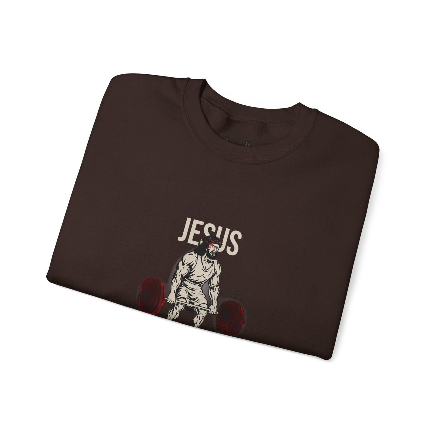 Unisex Heavy-blend Crewneck Sweatshirt | Jesus the Original Deadlifted
