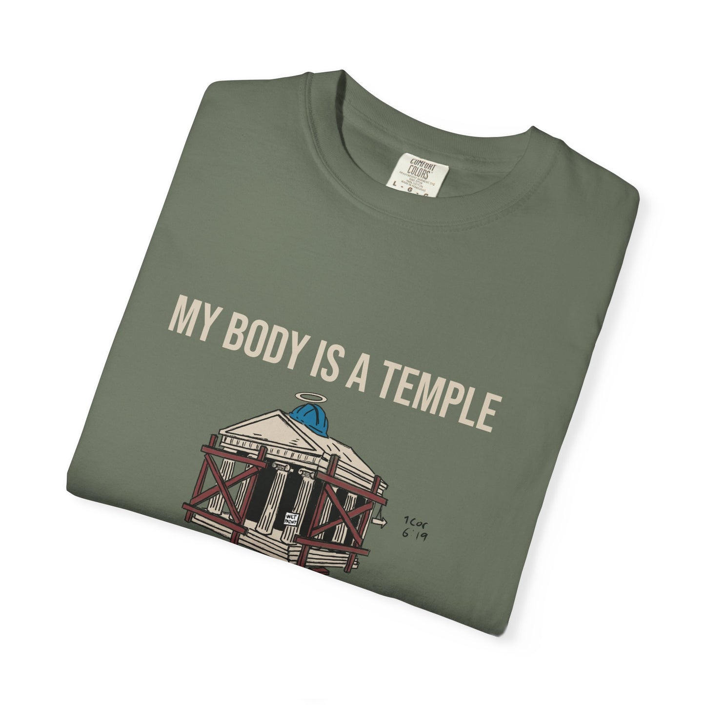 Garment-dyed Tee | My Body is a Temple