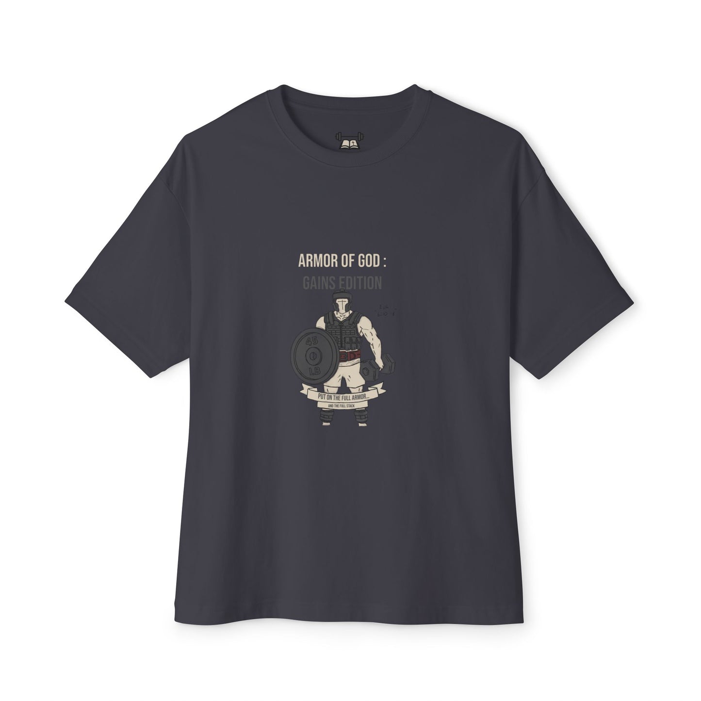 Unisex Oversized Boxy Tee | Armor of God : Gains Edition