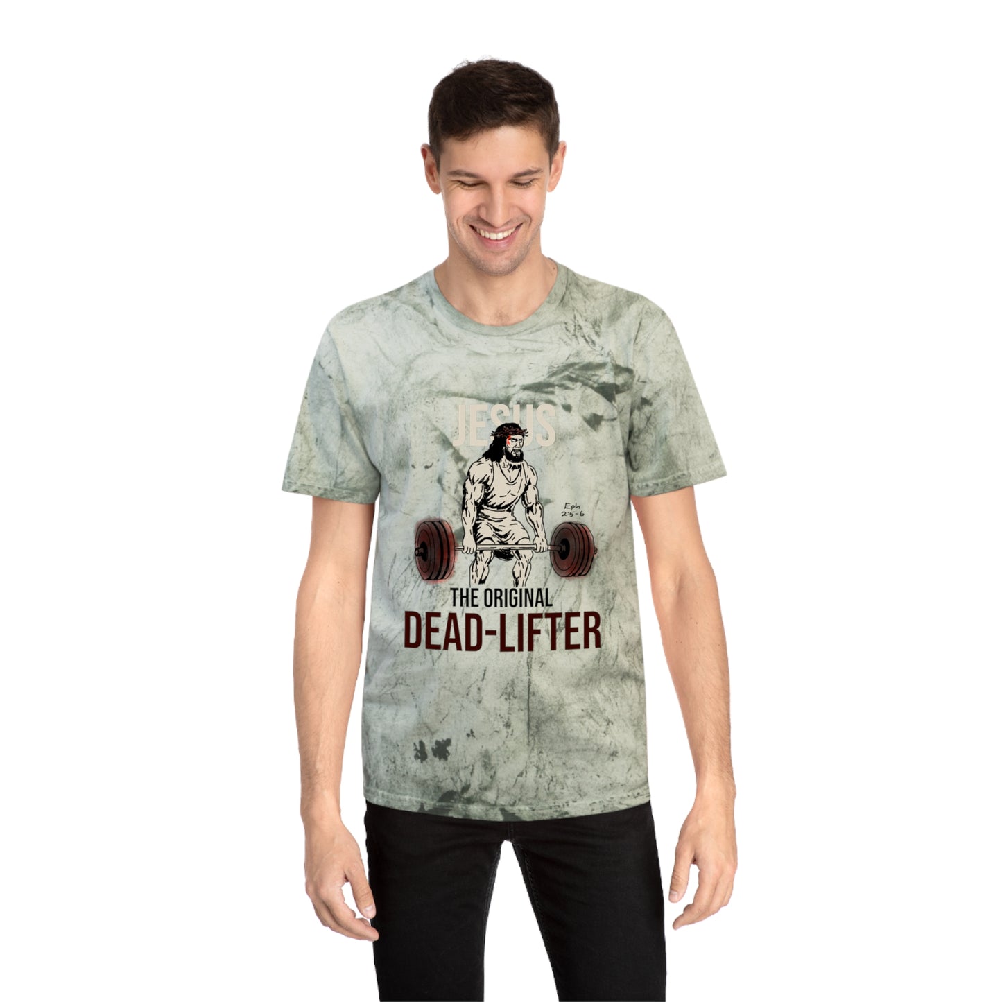 ColorBlast™ Tee | Jesus the OG Deadlifter