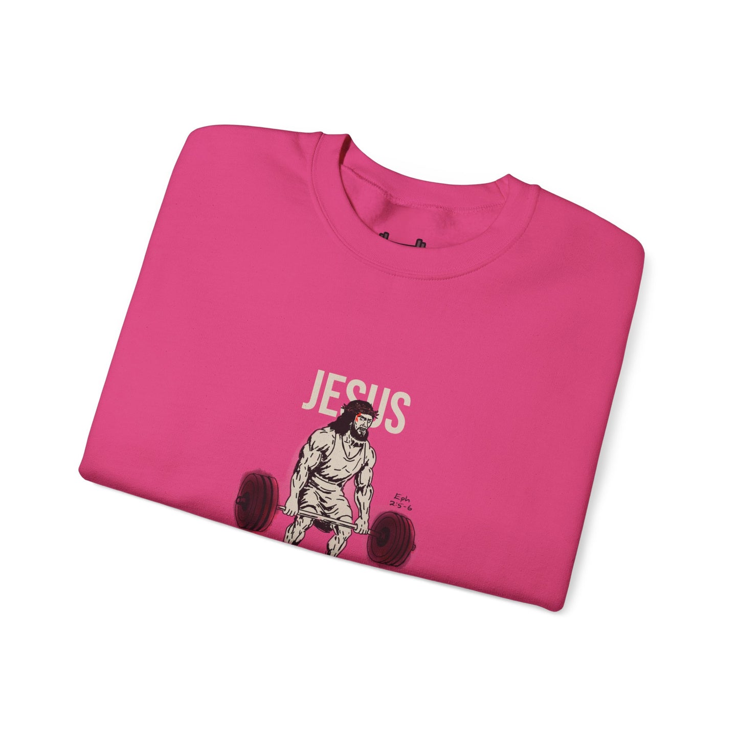 Unisex Heavy-blend Crewneck Sweatshirt | Jesus the Original Deadlifted