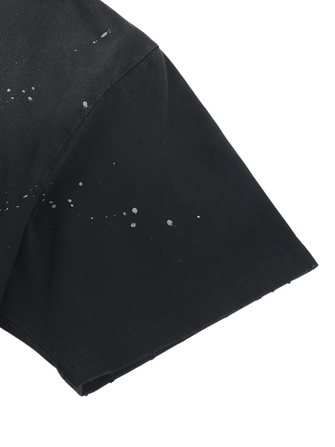 GB004 - IMAGO DEI | hand-frayed paint splatter Tee