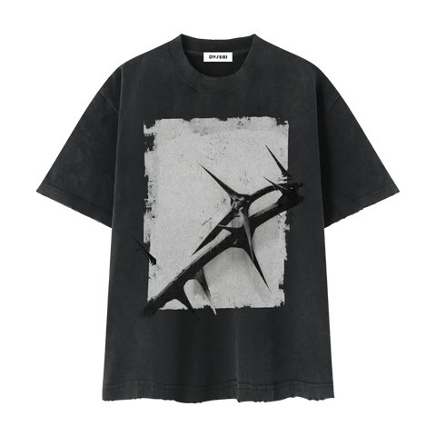 GB006 - CROWN OF THORNS | vintage washed frayed Tee
