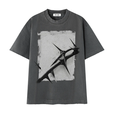 GB006 - CROWN OF THORNS | vintage washed frayed Tee