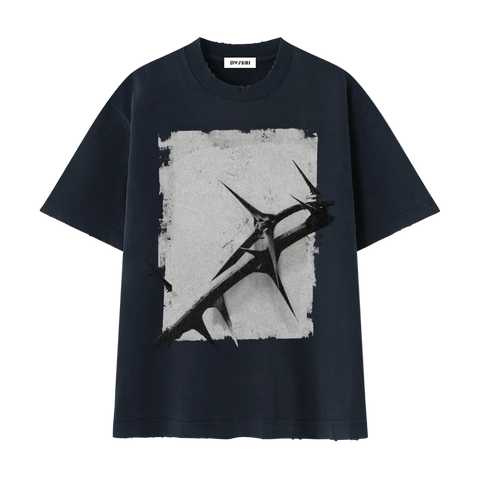 GB006 - CROWN OF THORNS | vintage washed frayed Tee