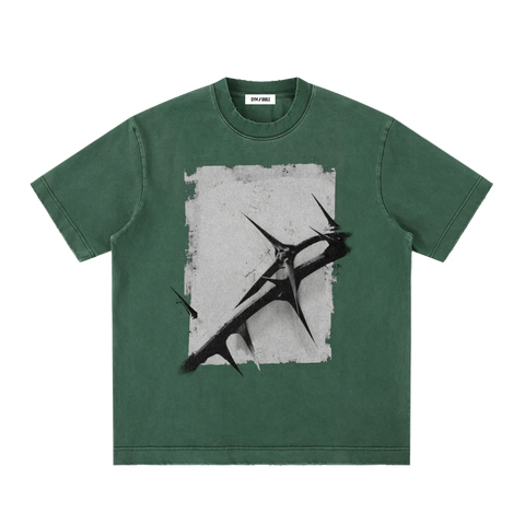 GB006 - CROWN OF THORNS | vintage washed frayed Tee